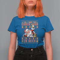 Funny Christmas Beer T Shirt For Women It's the Most Wonderful Time For A Beer - Wonder Print Shop