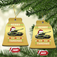 Funny Xmas Veteran Christmas Ornament Merry Tankmas Tank Military Army - Wonder Print Shop