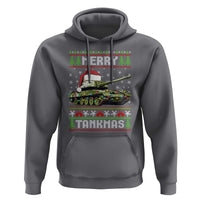 Funny Christmas Veteran Hoodie Merry Tankmas Tank Military Army