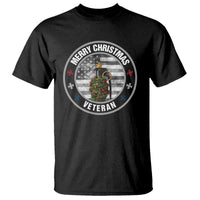 Merry Xmas Veteran T Shirt Grenade Christmas Tree America Flag Patriotic - Wonder Print Shop