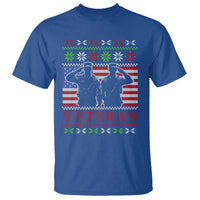 Christmas Veteran T Shirt Soldier America Flag Patriotic - Wonder Print Shop