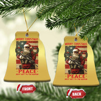 Christmas Veteran Christmas Ornament Peace Best Gift To The Nation Santa Army - Wonder Print Shop