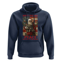 Christmas Veteran Hoodie Peace Best Gift To The Nation Santa Army
