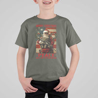 Christmas Veteran T Shirt For Kid Peace Best Gift To The Nation Santa Army - Wonder Print Shop