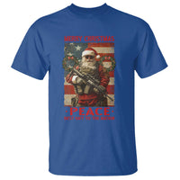 Christmas Veteran T Shirt Peace Best Gift To The Nation Santa Army - Wonder Print Shop