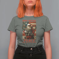 Christmas Veteran T Shirt For Women Peace Best Gift To The Nation Santa Army - Wonder Print Shop