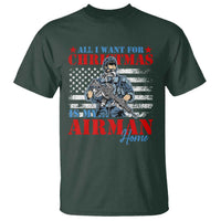 All I Want For Christmas Is My Airman Home T Shirt - Wonder Print Shop