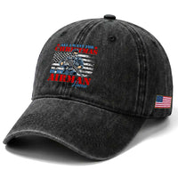 All I Want For Christmas Is My Airman Home Washed Cotton Baseball Cap