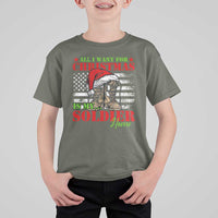 All I Want For Christmas Is My Soldier Home T Shirt For Kid - Wonder Print Shop