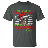 All I Want For Christmas Is My Soldier Home T Shirt - Wonder Print Shop