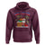 Funny Haitian Christmas Hoodie Nwel Ayisen Creole Santa Palm Tree