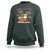 Funny Haitian Christmas Sweatshirt Nwel Ayisen Creole Santa Palm Tree - Wonder Print Shop