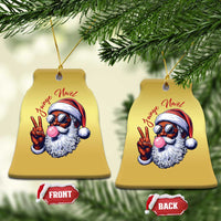 Funny Haitian Xmas Christmas Ornament Jwaye Nwel Creole Cute Black Santa - Wonder Print Shop
