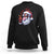 Funny Haitian Christmas Sweatshirt Jwaye Nwel Creole Cute Black Santa - Wonder Print Shop