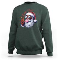 Funny Haitian Christmas Sweatshirt Jwaye Nwel Creole Cute Black Santa - Wonder Print Shop