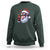 Funny Haitian Christmas Sweatshirt Jwaye Nwel Creole Cute Black Santa - Wonder Print Shop