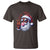 Funny Haitian Christmas T Shirt Jwaye Nwel Creole Cute Black Santa - Wonder Print Shop