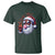 Funny Haitian Christmas T Shirt Jwaye Nwel Creole Cute Black Santa - Wonder Print Shop