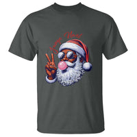 Funny Haitian Christmas T Shirt Jwaye Nwel Creole Cute Black Santa - Wonder Print Shop
