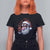 Funny Haitian Christmas T Shirt For Women Jwaye Nwel Creole Cute Black Santa - Wonder Print Shop