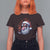 Funny Haitian Christmas T Shirt For Women Jwaye Nwel Creole Cute Black Santa - Wonder Print Shop