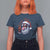 Funny Haitian Christmas T Shirt For Women Jwaye Nwel Creole Cute Black Santa - Wonder Print Shop
