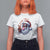 Funny Haitian Christmas T Shirt For Women Jwaye Nwel Creole Cute Black Santa - Wonder Print Shop