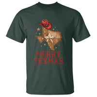 Christmas In Texas T Shirt Merry Texmas Santa Cowboy Hat - Wonder Print Shop