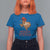 Christmas In Texas T Shirt For Women Merry Texmas Santa Cowboy Hat - Wonder Print Shop