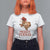 Christmas In Texas T Shirt For Women Merry Texmas Santa Cowboy Hat - Wonder Print Shop