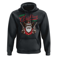 Merry Christmas Y'All Texas Cowboy Santa Hoodie