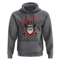 Merry Christmas Y'All Texas Cowboy Santa Hoodie