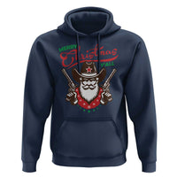 Merry Christmas Y'All Texas Cowboy Santa Hoodie