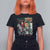 Western Christmas T Shirt For Women Jingle Horse Pick Up Your Feet Cowboy Santa Rider - Wonder Print Shop