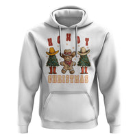 Howdy Christmas Hoodie Cowboy Cactus Xmas Tree