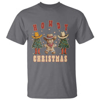 Howdy Christmas T Shirt Cowboy Cactus Xmas Tree - Wonder Print Shop