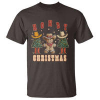 Howdy Christmas T Shirt Cowboy Cactus Xmas Tree - Wonder Print Shop