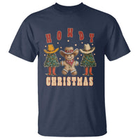 Howdy Christmas T Shirt Cowboy Cactus Xmas Tree - Wonder Print Shop