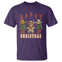 Howdy Christmas T Shirt Cowboy Cactus Xmas Tree - Wonder Print Shop