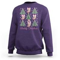 Howdy Christmas Sweatshirt Coquette Christmas Tree Cowgirl - Wonder Print Shop