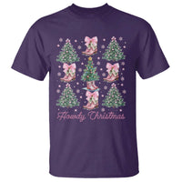 Howdy Christmas T Shirt Coquette Christmas Tree Cowgirl - Wonder Print Shop