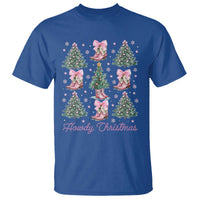 Howdy Christmas T Shirt Coquette Christmas Tree Cowgirl - Wonder Print Shop