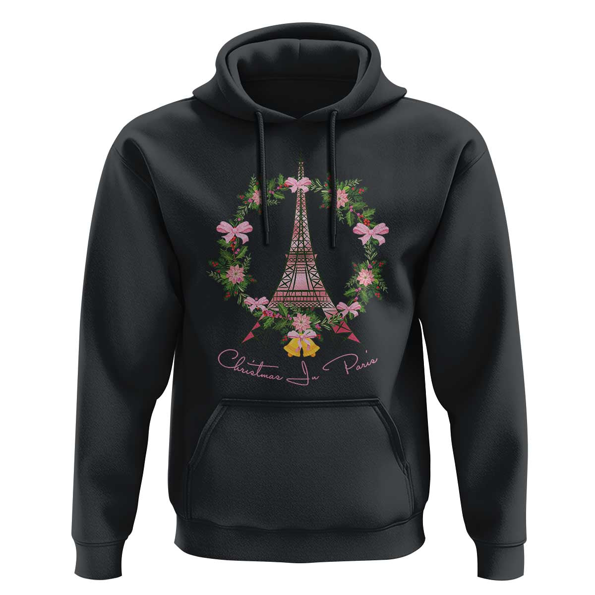 Joyeux Noel Eiffel Tower Christmas In Paris Hoodie