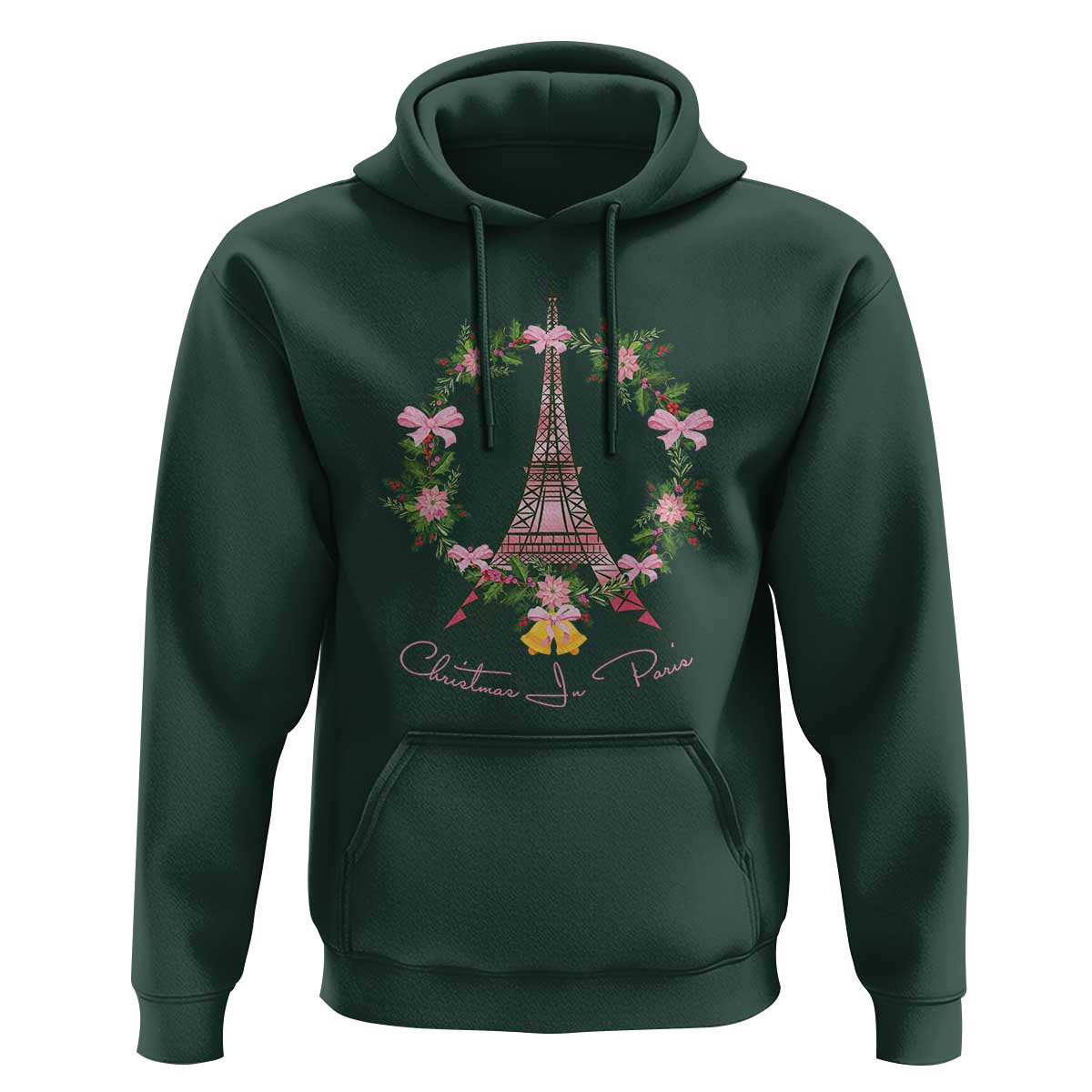 Joyeux Noel Eiffel Tower Christmas In Paris Hoodie