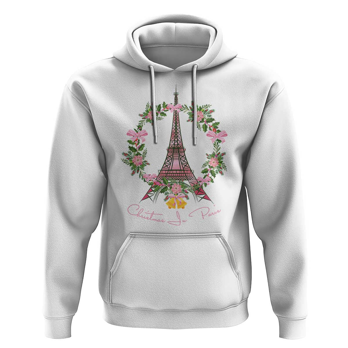 Joyeux Noel Eiffel Tower Christmas In Paris Hoodie