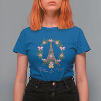 Joyeux Noel Eiffel Tower Christmas In Paris T Shirt For Women - Wonder Print Shop
