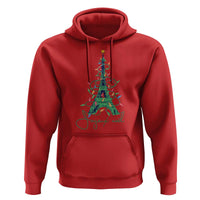 Joyeux Noel Eiffel Tower Christmas Tree Hoodie