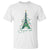 Joyeux Noel Eiffel Tower Christmas Tree T Shirt - Wonder Print Shop