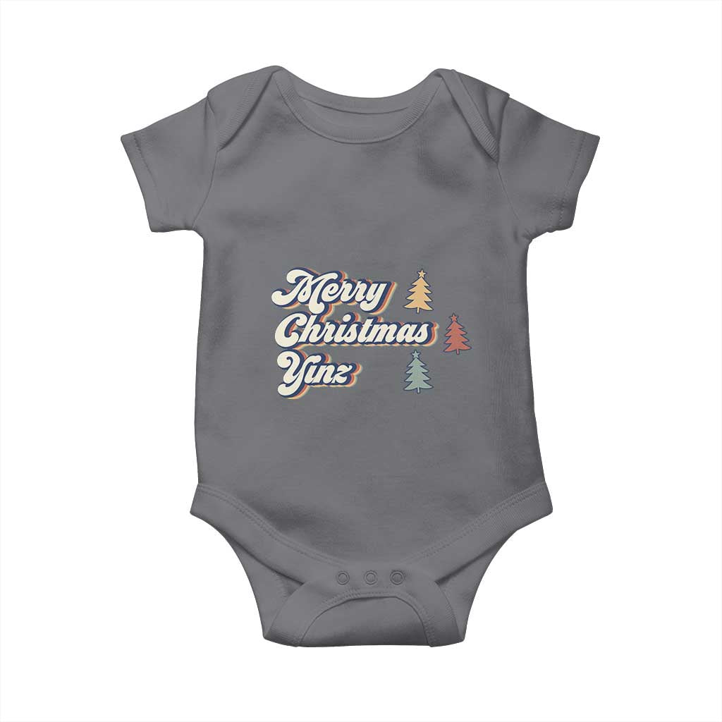 Funny Merry Christmas Yinz Pittsburgh Baby Onesie