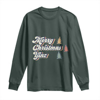 Funny Merry Christmas Yinz Pittsburgh Long Sleeve Shirt